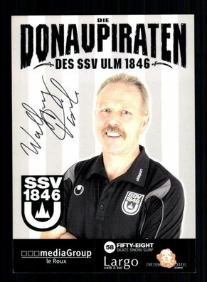 Wolfgang Färber Autogrammkarte SSV Ulm 2008-09 Original Signiert