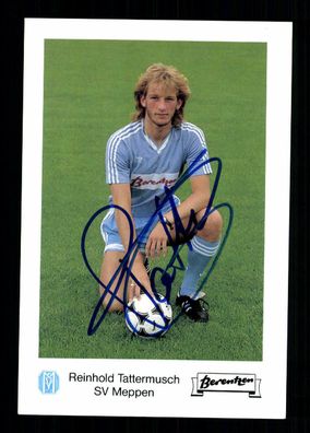 Reinhold Tattermusch Autogrammkarte SV Meppen 1988-89 Orginal Signiert