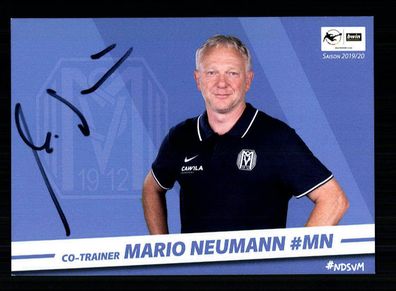Mario Neumann Autogrammkarte SV Meppen 2019-20 Original Signiert