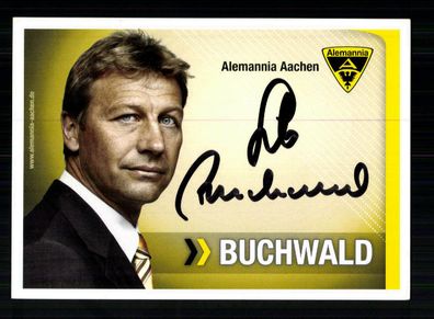 Guido Buchwald Autogrammkarte Alemannia Aachen 2007-08 Original Signiert