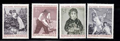 1961 Österreich, MiNr. 1087-90, postfrisch