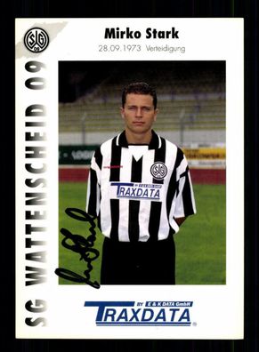 Mirko Stark Autogrammkarte Wattenscheid 09 1998-99 Original Signiert