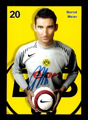 Bernd Meier Borussia Dortmund 2005-06 Original Signiert