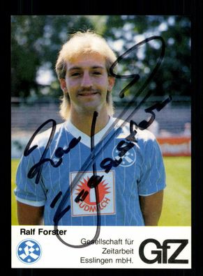 Ralf Forster Autogrammkarte Stuttgarter Kickers 1985-86 Original Signiert