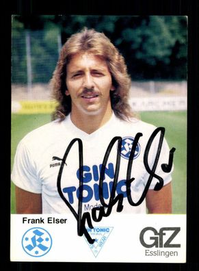 Frank Elser Autogrammkarte Stuttgarter Kickers 1986-87 Original Signiert