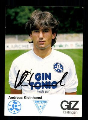 Andreas Kleinhansl Autogrammkarte Stuttgarter Kickers 1986-87 Original Signiert
