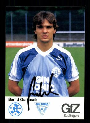 Bernd Grabosch Autogrammkarte Stuttgarter Kickers 1987-88 Original Signiert