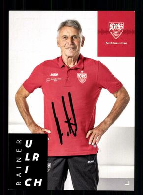 Rainer Ulrich Autogrammkarte VFB Stuttgart 2019-20 Original Signiert