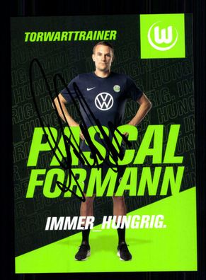 Pascal Formann Autogrammkarte VFL Wolfsburg 2019-20 Original Signiert