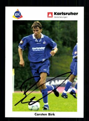 Carsten Birk Autogrammkarte Karlsruher SC 2001-02 Original Signiert