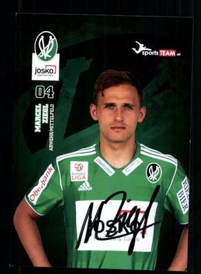 Marcel Ziegl Autogrammkarte SV Ried 2013-14 Original Signiert