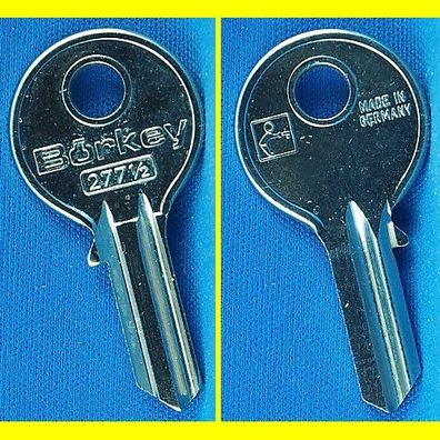 Schlüsselrohling Börkey 277 1/2 neu - für versch. Absa, Armor, Cardex, Forindex, MLM