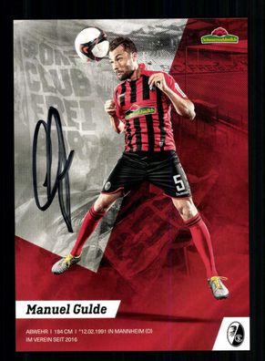 Manuel Gulde Autogrammkarte SC Freiburg 2019-20 Original Signiert