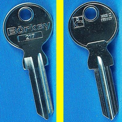 Schlüsselrohling Börkey 217 für verschiedene Sargent Profilzylinder