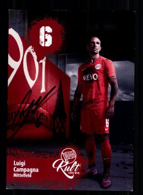 Luigi Campagna Autogrammkarte Kickers Offenbach 2019-20 Original Signiert