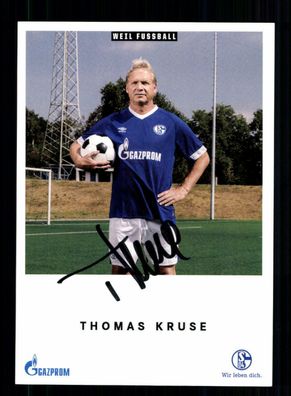 Thomas Kruse Autogrammkarte FC Schalke 04 Traditionself 2018-19