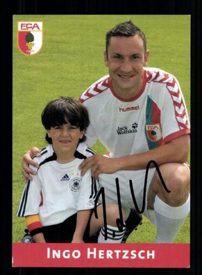 Ingo Herztsch Autogrammkarte FC Augsburg 2006-07 Original Signiert