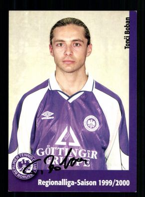 Tonici Boban Autogrammkarte Tennis Borussia Berlin 1999-00 Original Signiert