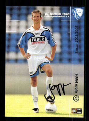 Björn Joppe Autogrammkarte VFL Bochum 2001-02 Original Signiert