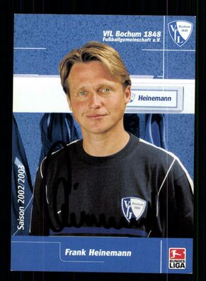 Frank Heinemann Autogrammkarte VFL Bochum 2002-03 1. Karte Original Signiert