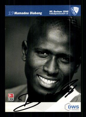 Mamadou Diabang Autogrammkarte VFL Bochum 2003-04 1. Karte Original Signiert
