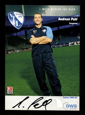 Andreas Pahl Autogrammkarte VFL Bochum 2004-05 Original Signiert