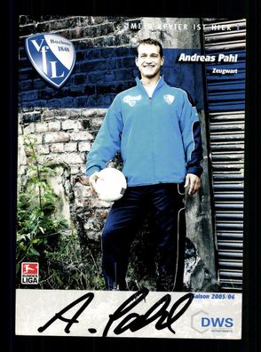 Andreas Pahl Autogrammkarte VFL Bochum 2005-06 Original Signiert