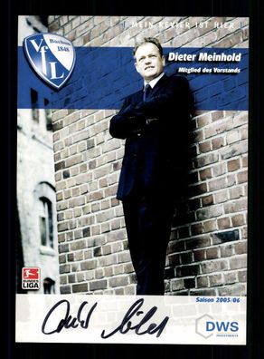 Dieter Meinhold Autogrammkarte VFL Bochum 2005-06 Original Signiert