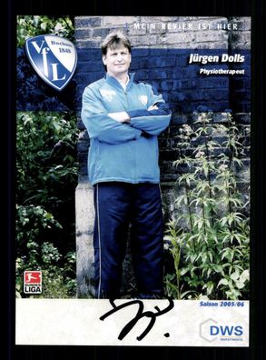 Jürgen Dolls Autogrammkarte VFL Bochum 2005-06 Original Signiert