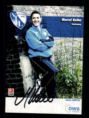 Marcel Koller Autogrammkarte VFL Bochum 2005-06 Original Signiert