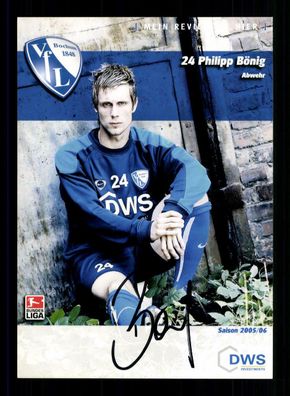 Philipp Bönig Autogrammkarte VFL Bochum 2005-06 Original Signiert