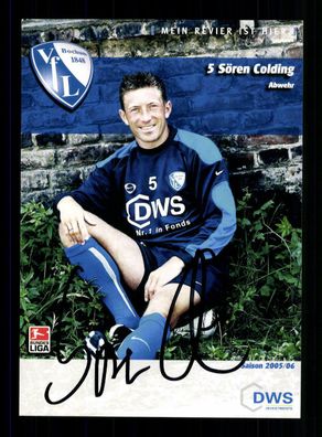 Sören Colding Autogrammkarte VFL Bochum 2005-06 Original Signiert
