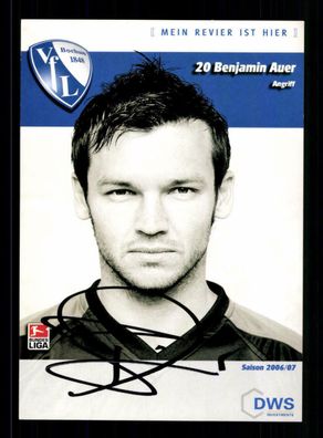 Benjamin Auer Autogrammkarte VFL Bochum 2006-07 Original Signiert