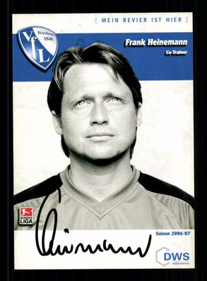 Frank Heinemann Autogrammkarte VFL Bochum 2006-07 Original Signiert