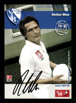 Dariusz Wosz Autogrammkarte VFL Bochum 2007-08 Original Signiert