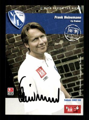 Frank Heinemann Autogrammkarte VFL Bochum 2007-08 Original Signiert