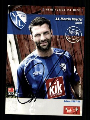 Marcin Mieciel Autogrammkarte VFL Bochum 2007-08 Original Signiert