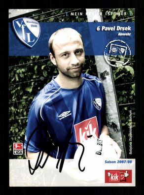Pavel Drsek Autogrammkarte VFL Bochum 2007-08 Original Signiert