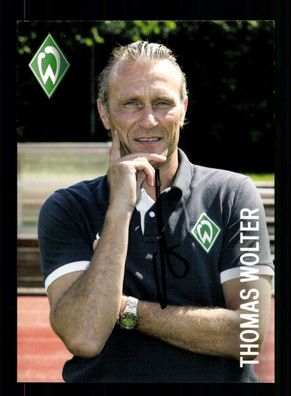 Thomas Wolter Autogrammkarte Werder Bremen 2012-13 Amateure Original Signiert