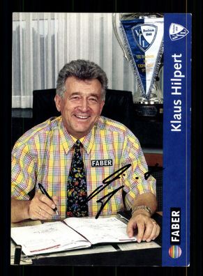 Klaus Hilpert Autogrammkarte VfL Bochum 1997-98 Original Signiert