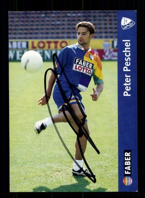 Peter Peschel Autogrammkarte VfL Bochum 1997-98 Original Signiert
