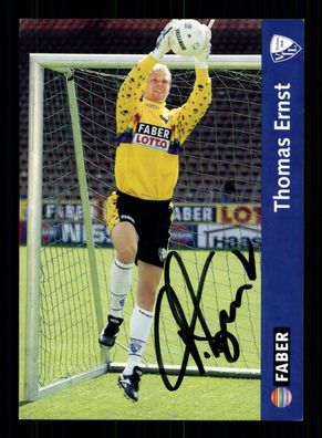 Thomas Ernst Autogrammkarte VfL Bochum 1997-98 Original Signiert