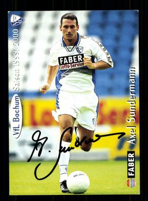 Axel Sundermann Autogrammkarte VfL Bochum 1999-00 Original Signiert