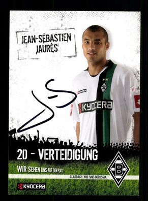 Jean Sebastien Jaures Autogrammkarte Borussia Mönchengladbach 2008-09 Original