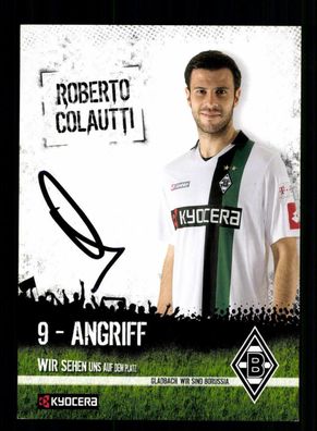 Roberto Colautti Autogrammkarte Borussia Mönchengladbach 2008-09 Original