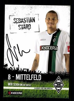 Sebastian Svärd Autogrammkarte Borussia Mönchengladbach 2008-09 Original