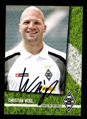 Christian Weigel Autogrammkarte Borussia Mönchengladbach 2009-10 Original