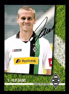 Filip Daems Autogrammkarte Borussia Mönchengladbach 2009-10 Original
