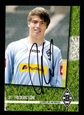 Frederik Löhe Autogrammkarte Borussia Mönchengladbach 2009-10 Original