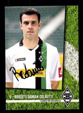 Roberto Damian Colautti Autogrammkarte Borussia Mönchengladbach 2009-10 Original